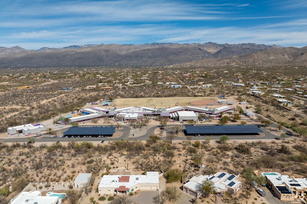 Tanque Verde Elementary serves grades K-5 in Tucson, Arizona.