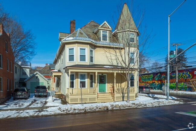Large Victorians are another popular home style in the Centennial neighborhood.