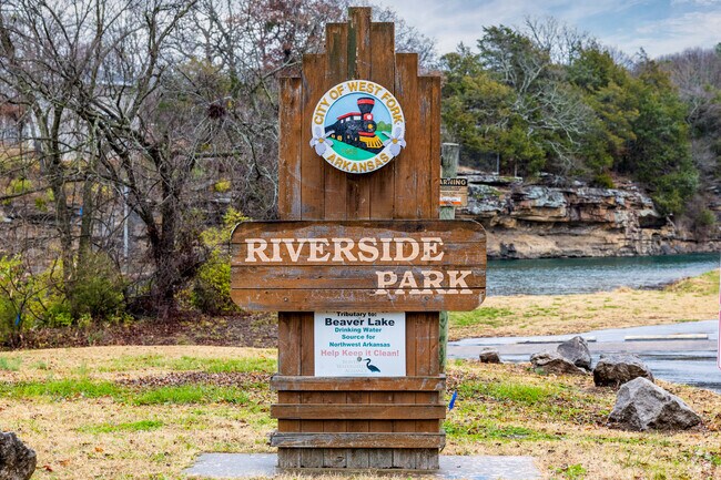 Riverside Park in West Fork is a big draw with the beauty of the White River.