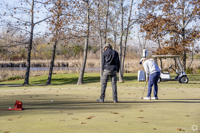 Practice your putting game at Big Oaks Golf Course in the Village of Pleasant Prairie.