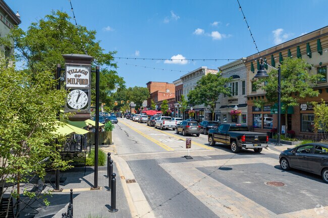 The Village of Milford downtown area is a mix of cool restaurants and exciting shops.