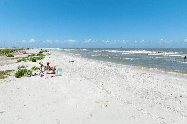 The beaches at Dauphine Island have sugar white sand and are close to Cypress Shores.