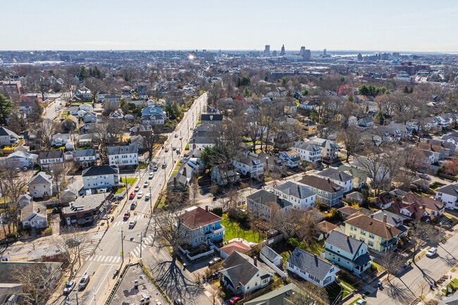 Allendale-Lymansville is a short drive along Smith Street from downtown Providence, Rhode Island.