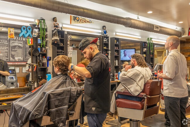 Modern Male Barber Shop in Souderton offers classic cuts and a lively atmosphere.