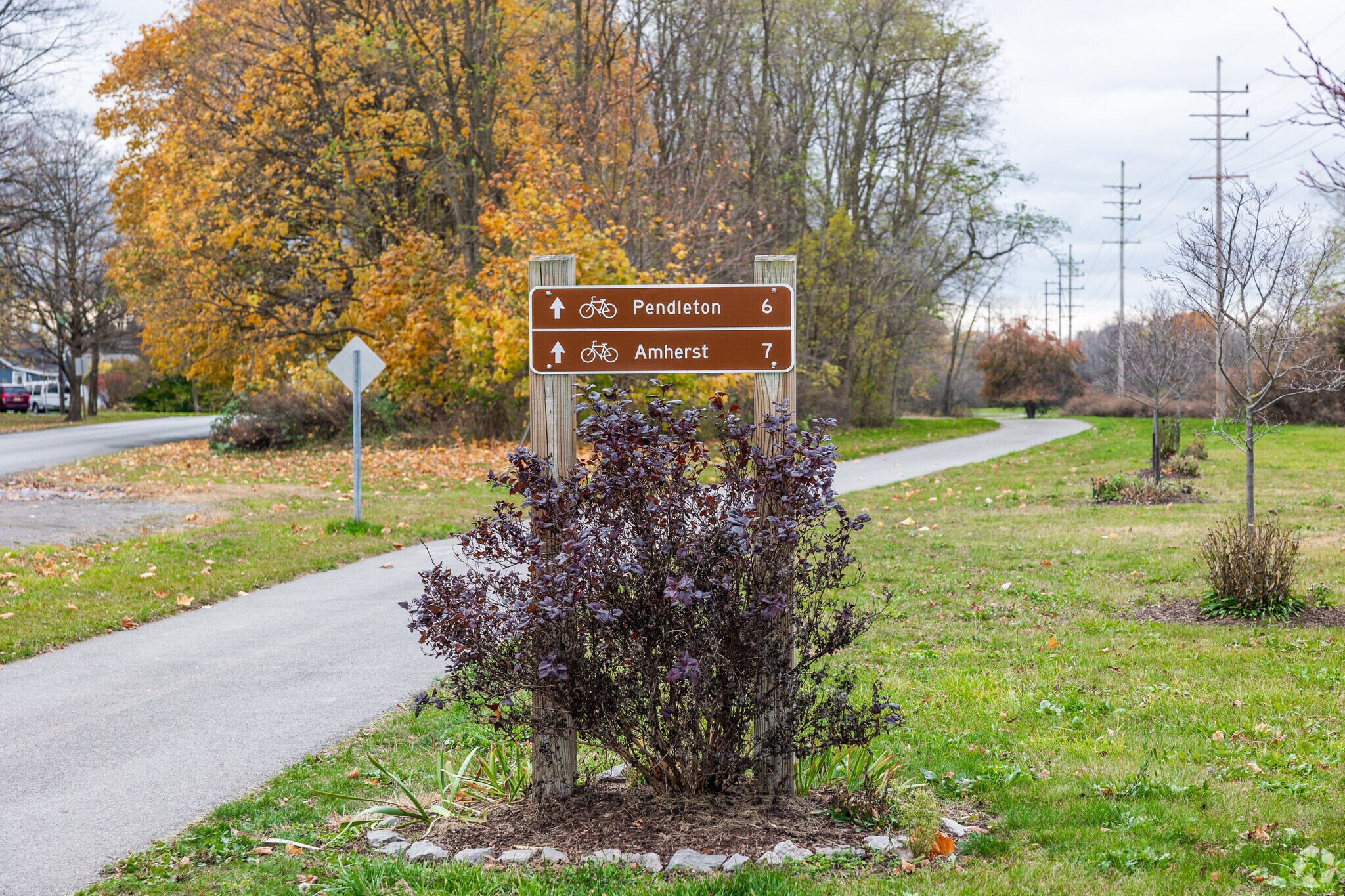 The Empire State Trail runs through South Lockport and is popular among bikers.