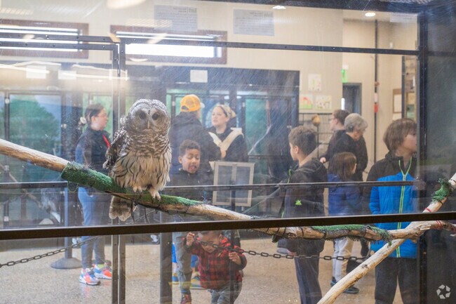 Many of the local schools make a trip to Blandford Nature Center to get students in nature.