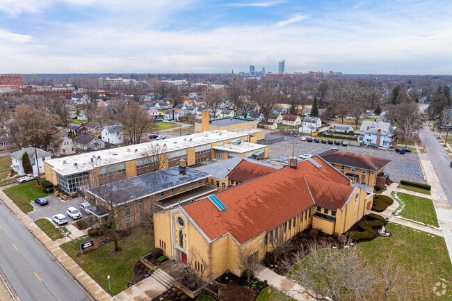 St. Joseph Catholic School is located on the southwest side of downtown Fort Wayne.