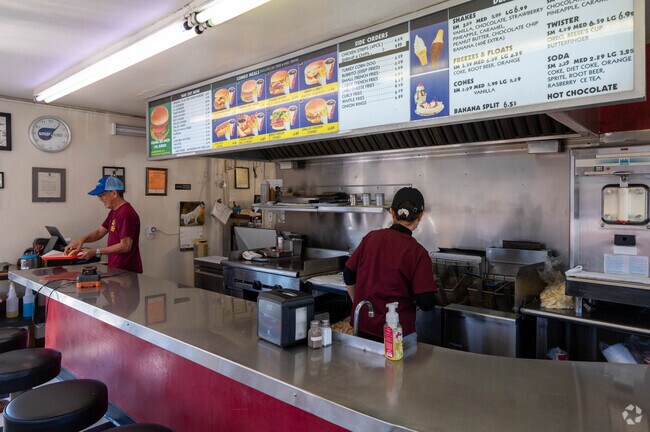 Original Red Onion Hamburgers is the best spot to get burgers in the Hilltop Green neighborhood.
