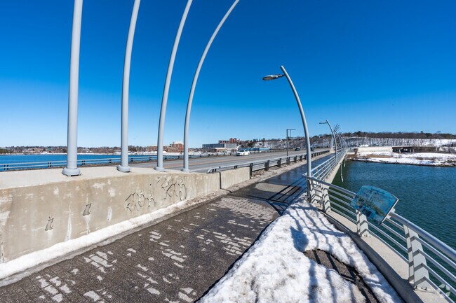 Veterans Memorial Bridge in Ligonia.