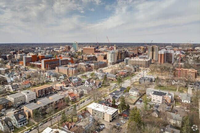 North Burns Park is just south of the University of Michigan.