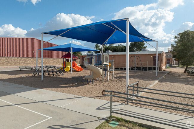 Hermosa Vista Elementary in Mesa includes a shaded playground.