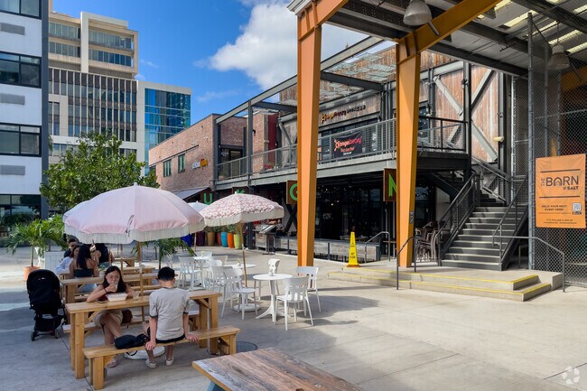 Enjoy the constantly beautiful weather at the SALT at Our Kaka'ako open area.