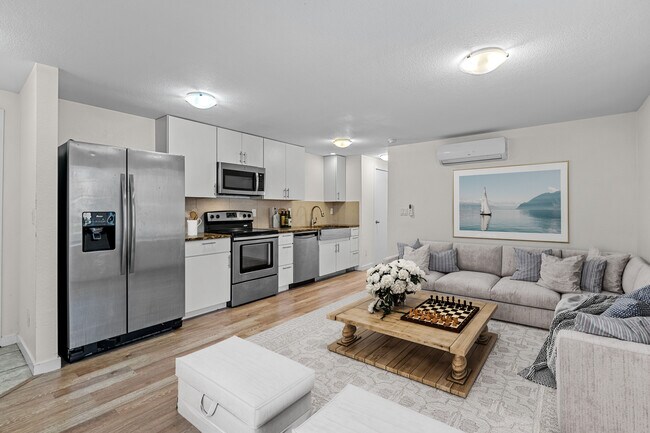 2 BR, 1 BA - Living Room / Kitchen