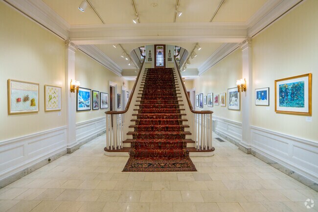 Continue your tour upstairs through the Stifle Arts Center in Pleasanton.