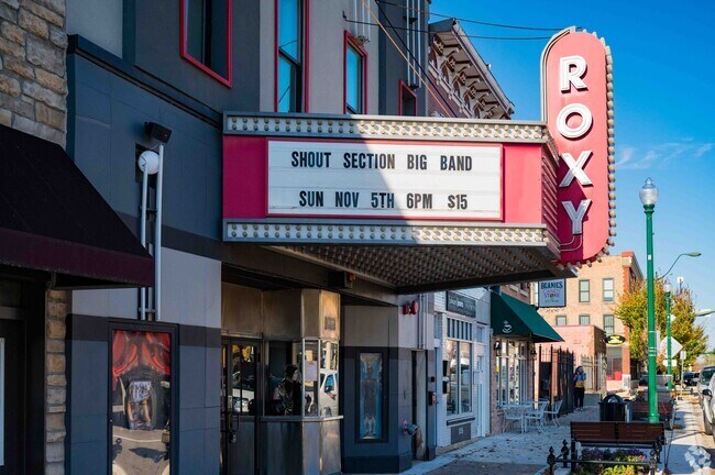 ROXY Lockport, which was remodeled in 2017, is a historic landmark in Lockport, Illinois.