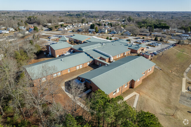 Top view of Crestview Elementary School