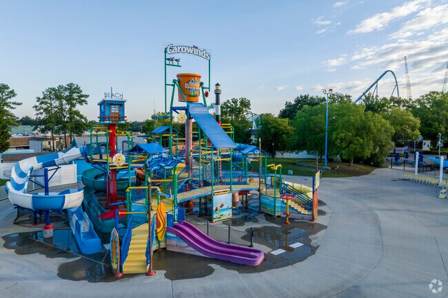 During the summer Gold Hill families can enjoy the water park at Carowinds as well.