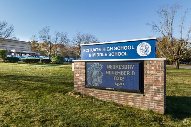 Scituate Middle and High Schools share a modern campus in Scituate.