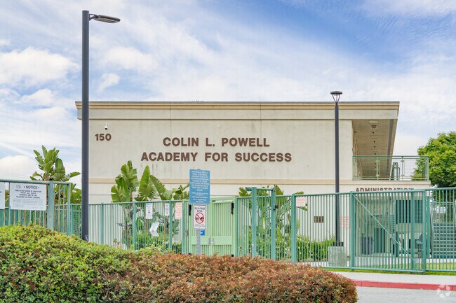 Colin Powell Academy for Success is a well known school in the neighborhood.