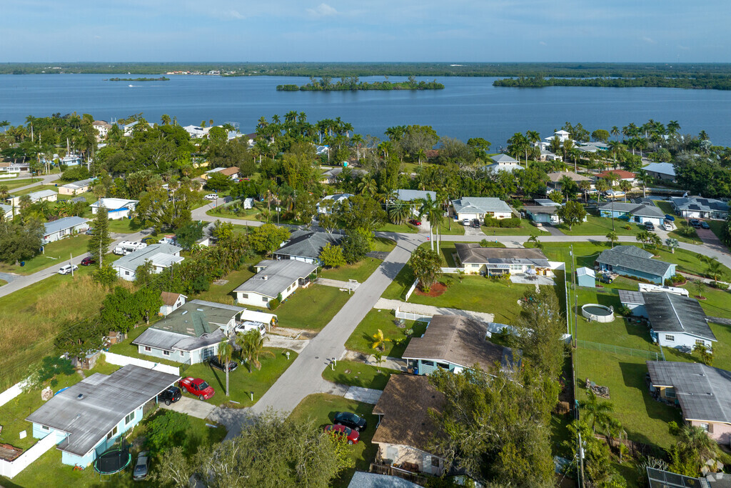 From above, the river can be seen from the Campbell Acres neighborhood.