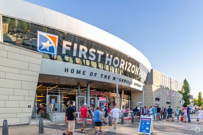 Nashville Sounds fans flock to opening day at First Horizon Park in Germantown.