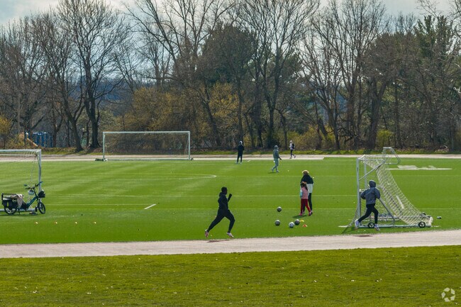 Schenley Park is always bustling with activity on warm days.