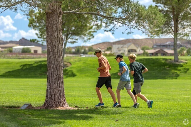 Mission Hills Park offers many fields and paths to go outside and play, exercise, or relax.