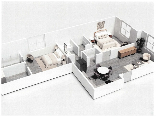 smaller 2bd/2 bath