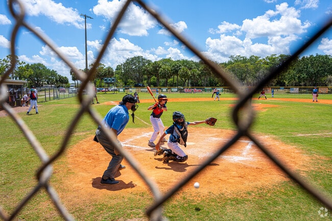 The Oaks residents can take the kids to little league at South County park.