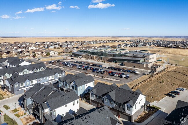 Three Creeks K-8 School is embedded in the Candelas neighborhood, Colorado.