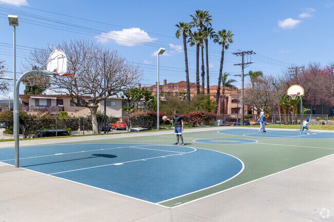 McCambridge Park in Downtown Burbank has open fields, basketball courts and more.