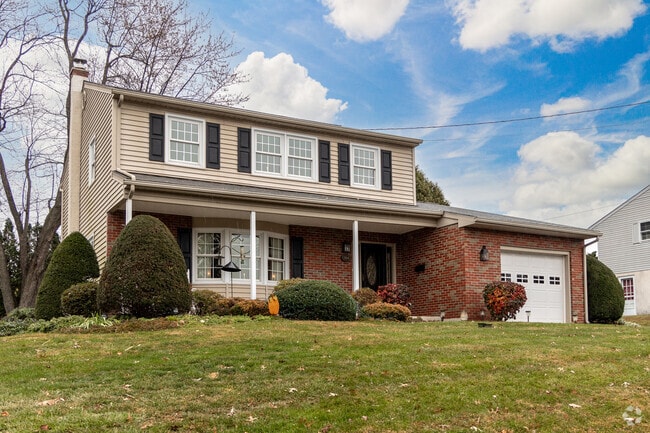 Contemporary colonial home with attached garage in Boyertown.