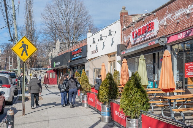 Residents have many shopping and dining options on Riverdale Avenue in Riverdale.