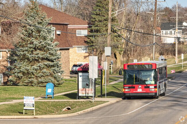 City of DeKalb Public Transit links campus and neighborhoods across town.