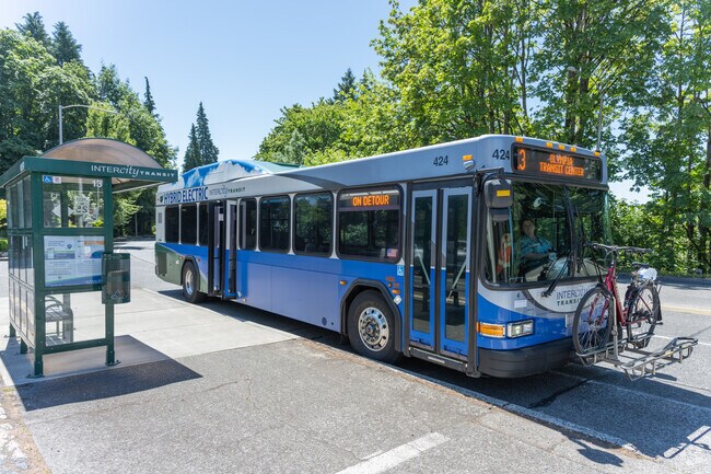 Residents of Holiday Hills can easily commute using the public transit system.