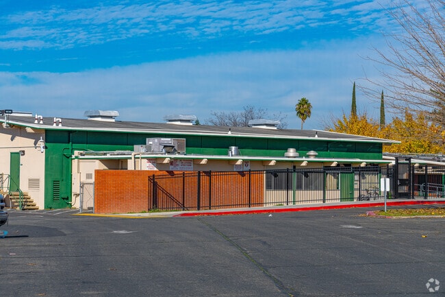 Fences help keep students of Warren A. Allison Elementary School safe.