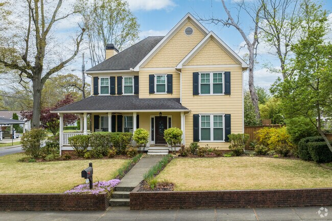 Picturesque traditional style homes in Polk reside on well kept lots.
