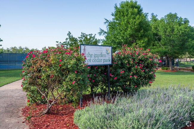 Elizabeth Milburn Park has a garden close to Ranch at Cypress Creek.