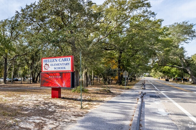 Helen Caro Elementary welcomes students.