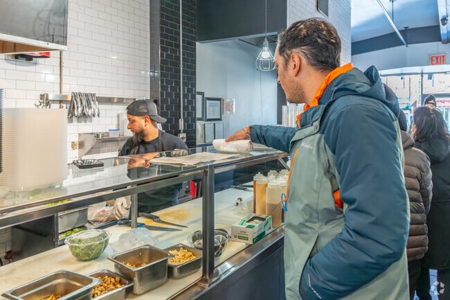 Grab yourself a freshly made wrap from The Garden City Bistro.