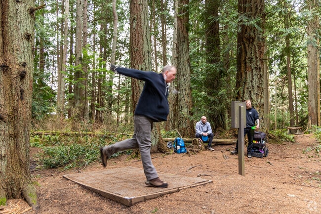 The Lake Stevens Disc Golf Course attracts Machias residents.