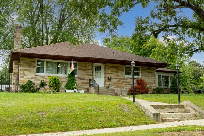 A ranch-style home in Central Battle Creek.