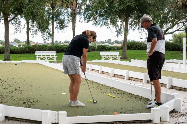 Village of Largo residents access fun amenities at Bacall Recreation Center.