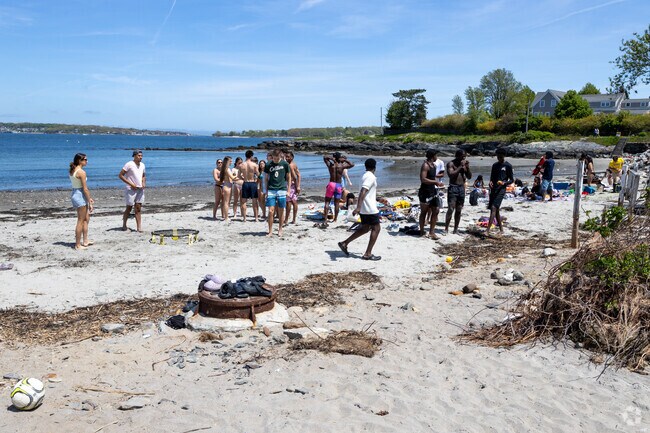 Willard Beach is a well-liked 4-acre sandy beach located near Cash Corner.