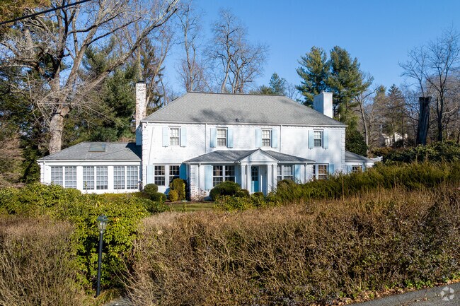 Historic homes along River Road in Briarcliff Manor are known for their charm and character.