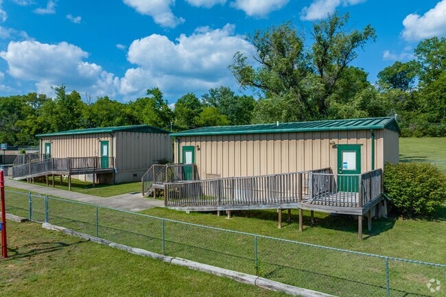 Born Again Christian Academy has extra portable classrooms on campus in Nashville.