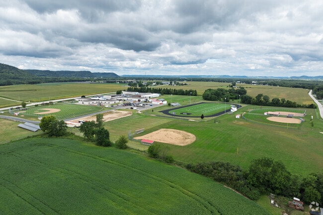 There are multiple sports fields on campus at Wabasha-Kellogg Schools.