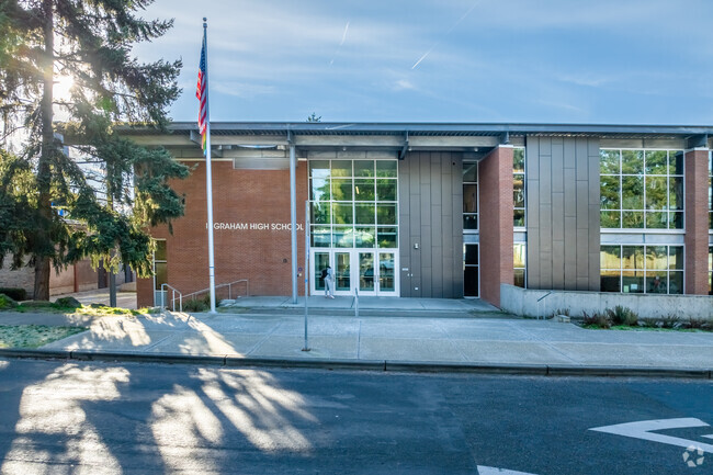 Ingraham High School entrance.