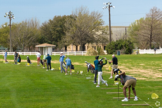 Residents love to practice their swings at the local golf course in Southeast Carrollton.
