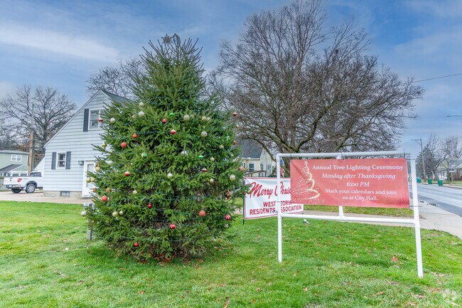 The City Hall Christmas Tree Lighting is a popular annual event in West Peoria.